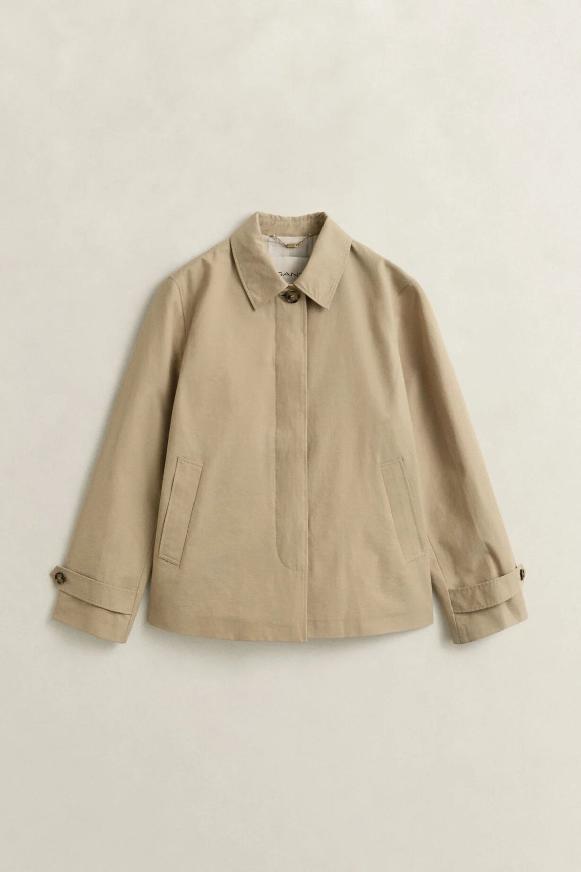 GANT Short Car Coat oat beige
