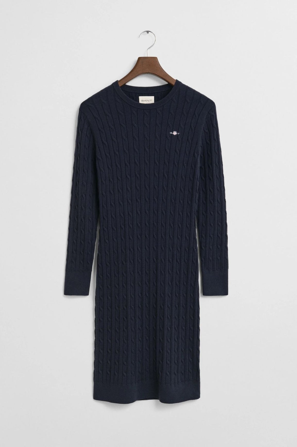 GANT Palmikkoneulemekko tummansininen