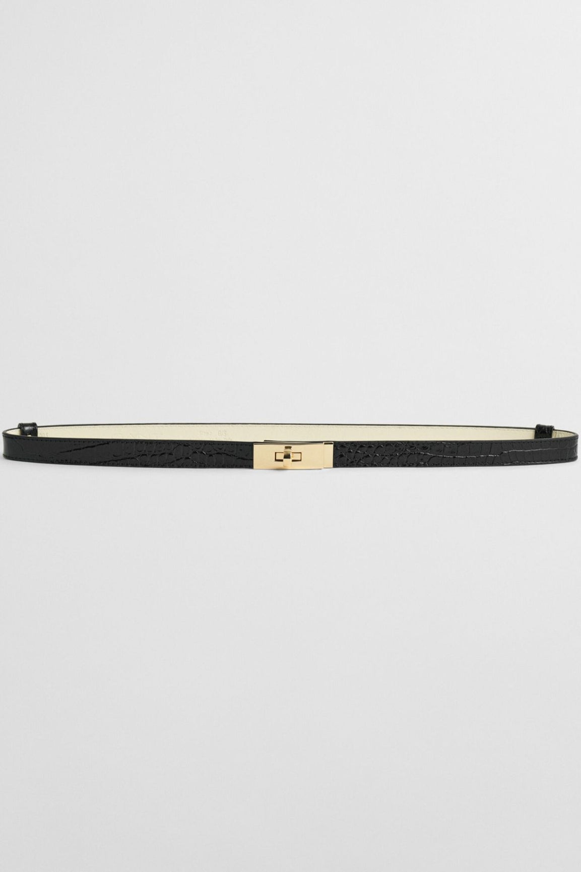 Gant Turnlock Bukle Croco Belt black