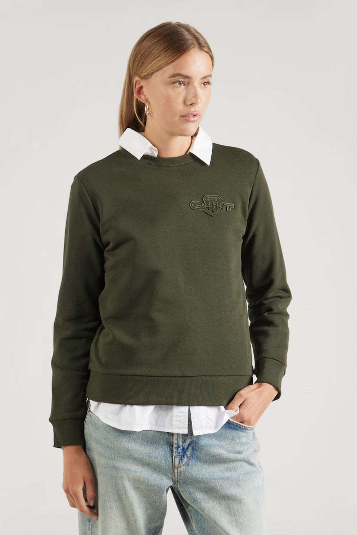 GANT Vihre&auml; collegepaita