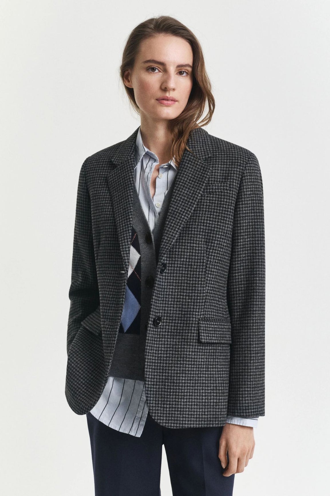 GANT Kukonaskelkuvioinen villakangasbleiseri