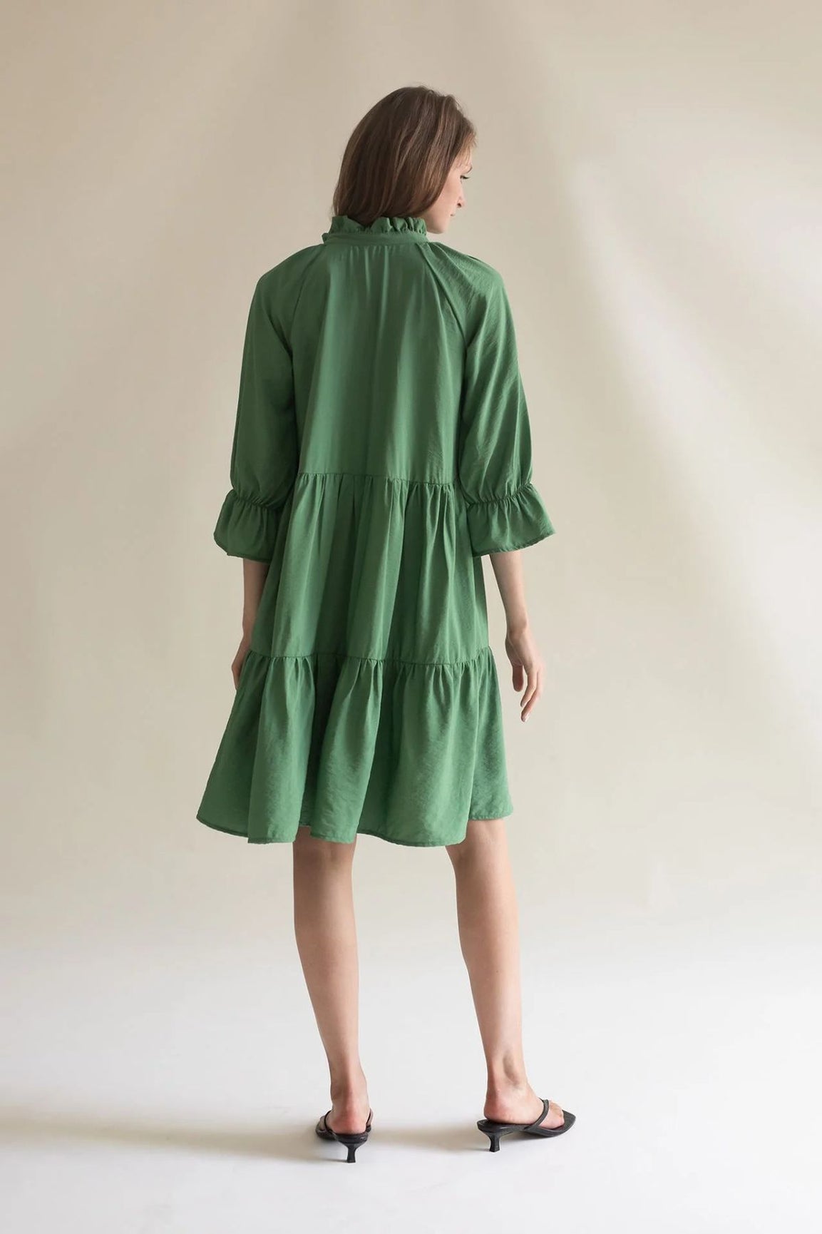 Gauhar Helsinki Ruffled Dress meadow
