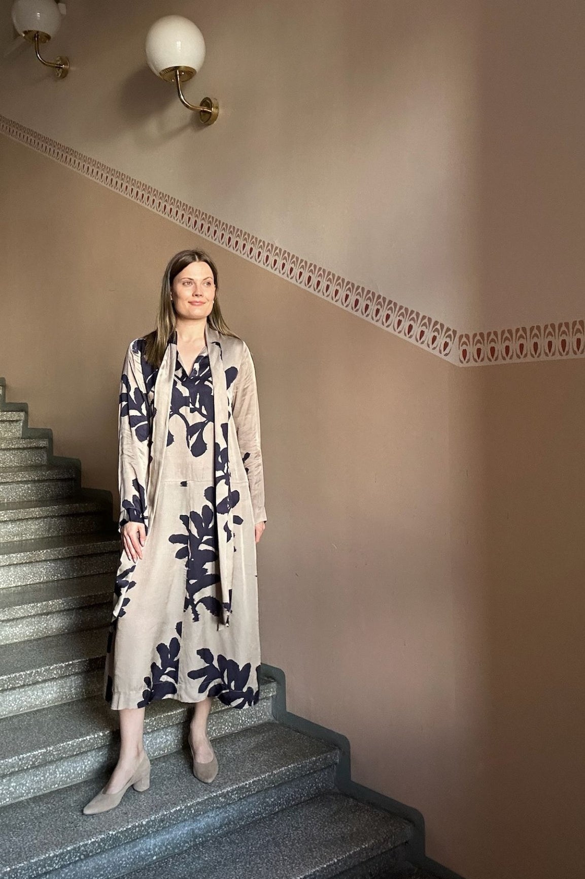 LaSalle Huivikauluksinen mekko