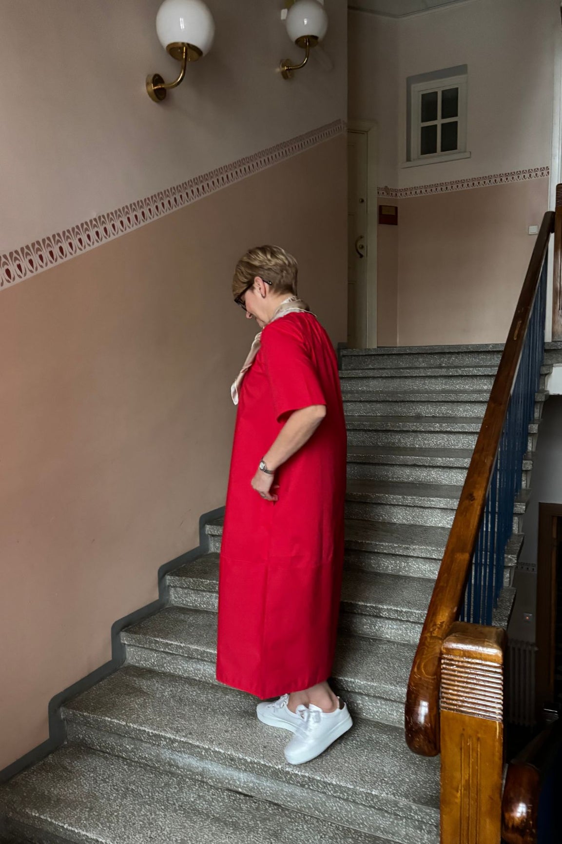 LaSalle Two-Tone mekko punainen