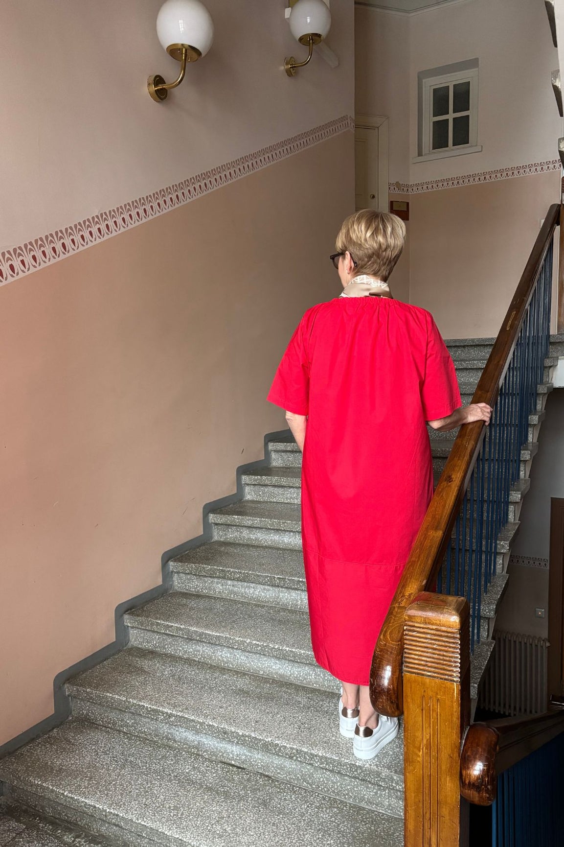 LaSalle Two-Tone mekko punainen