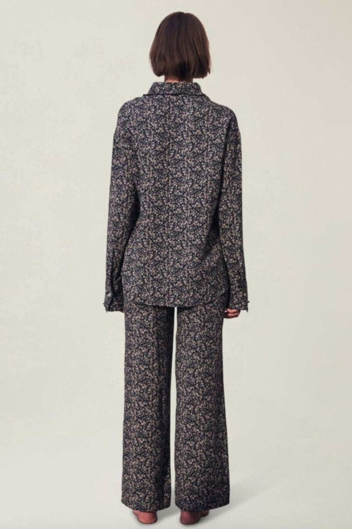 LEXINGTON Lori Lyocell Pajama Set flower print