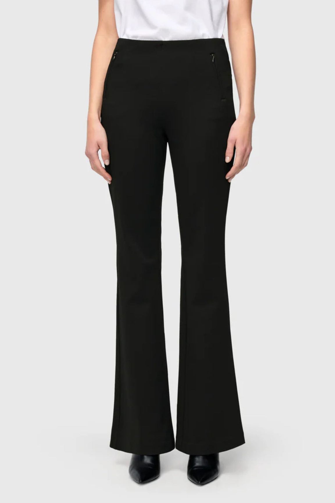 MAC Boot Zip housut musta