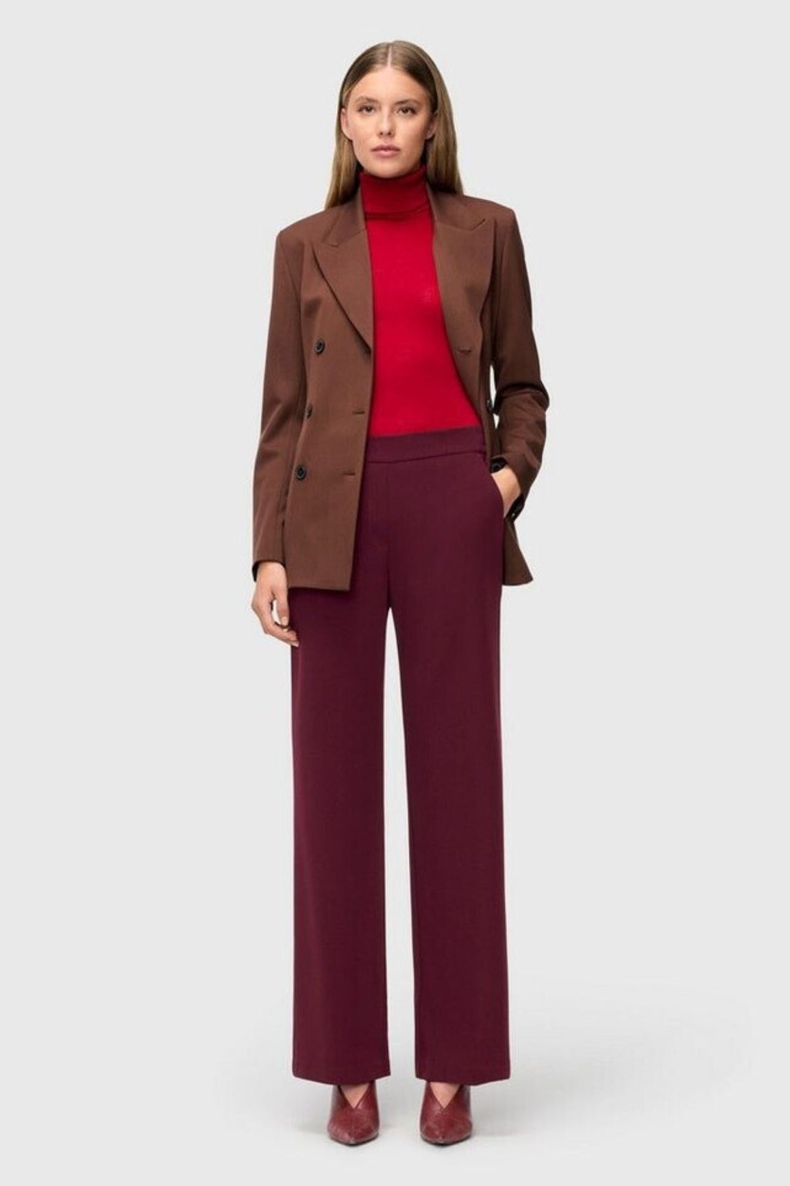 MAC Chiara housut aubergine