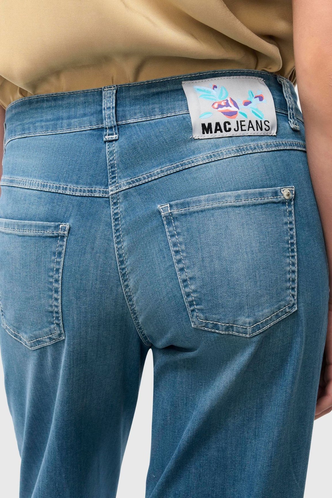 MAC Dream Wide Leg farkut summer mid blue