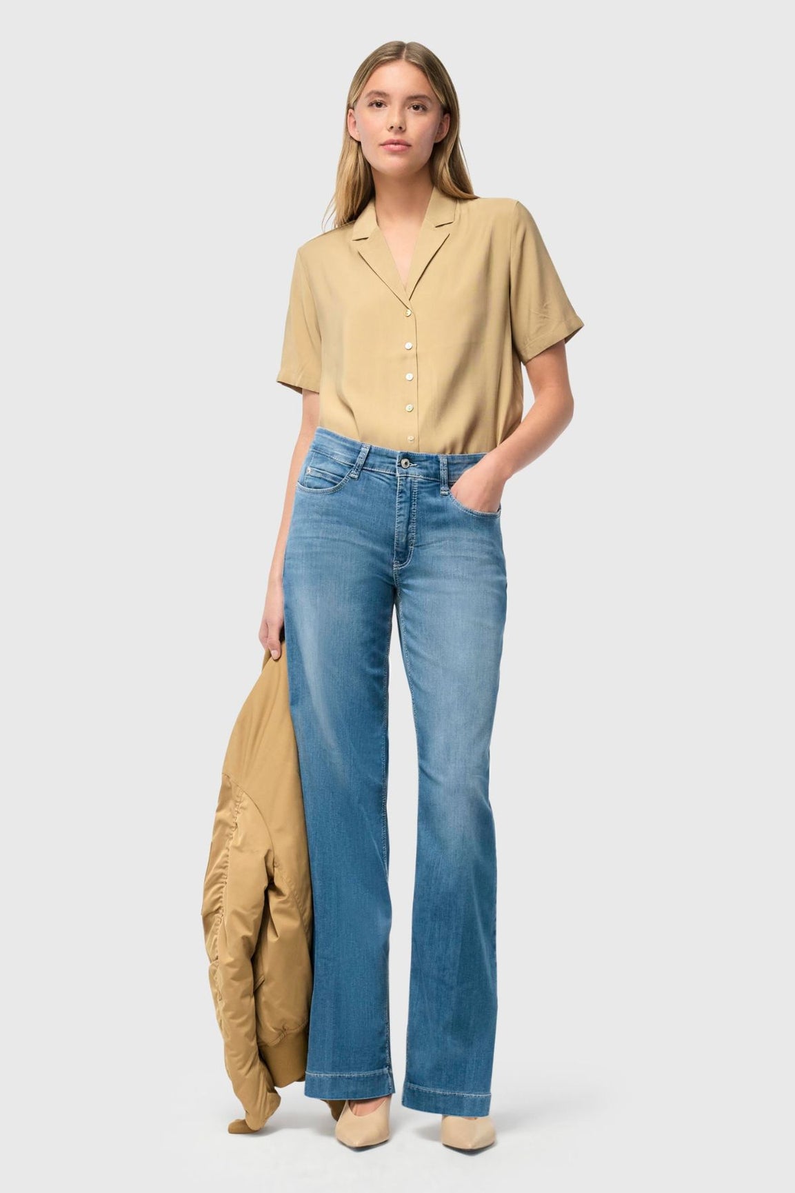 MAC Dream Wide Leg summer mid blue