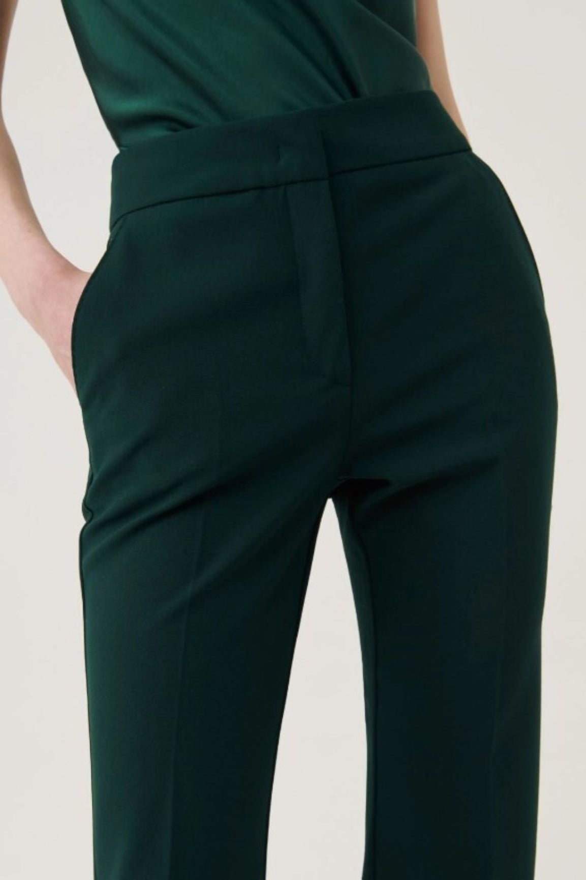 MARELLA Curzio housut tummanvihre&auml;