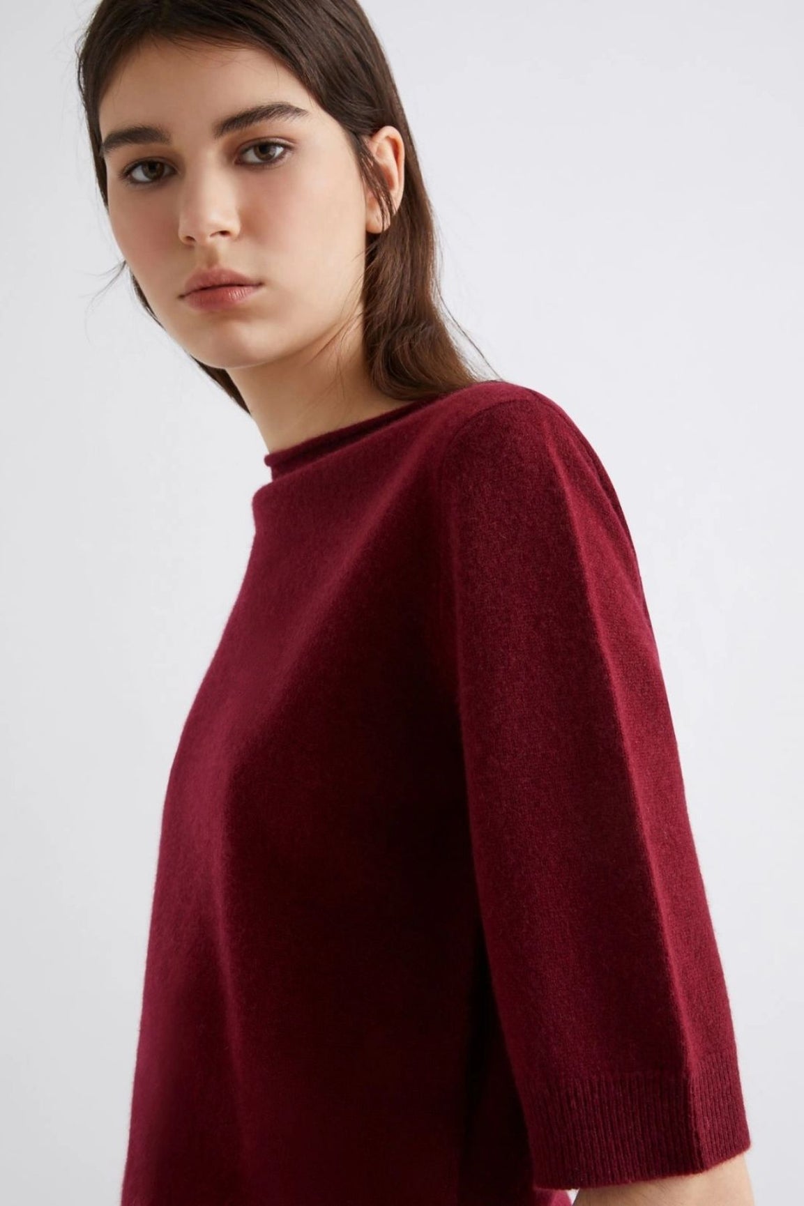 Marella Manto neule bordeaux