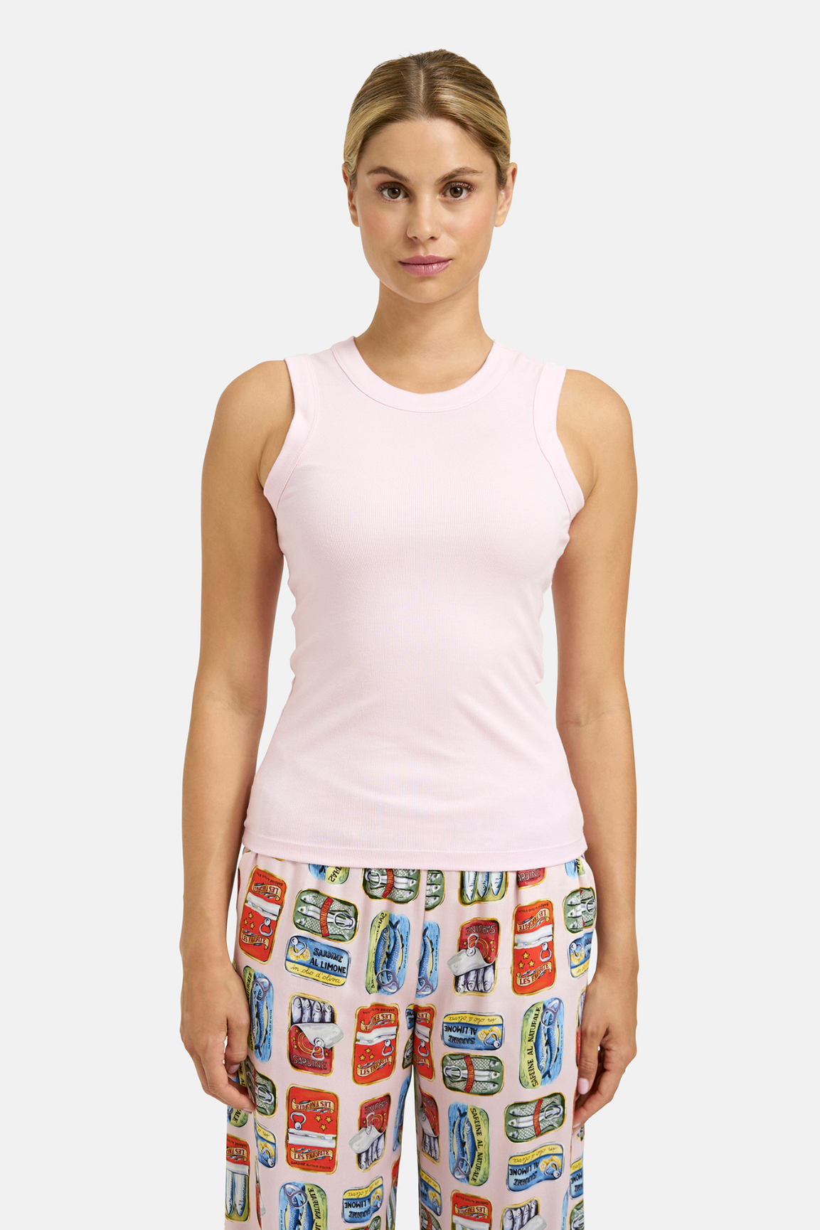 Milano toppi vaaleanpunainen