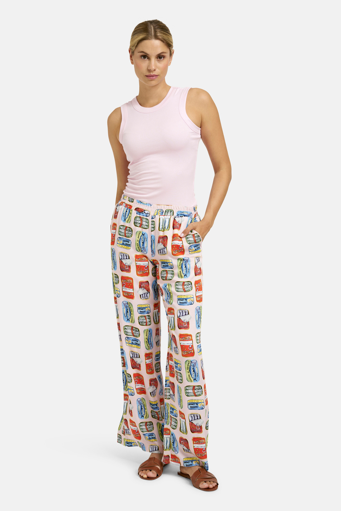 Milano toppi vaaleanpunainen