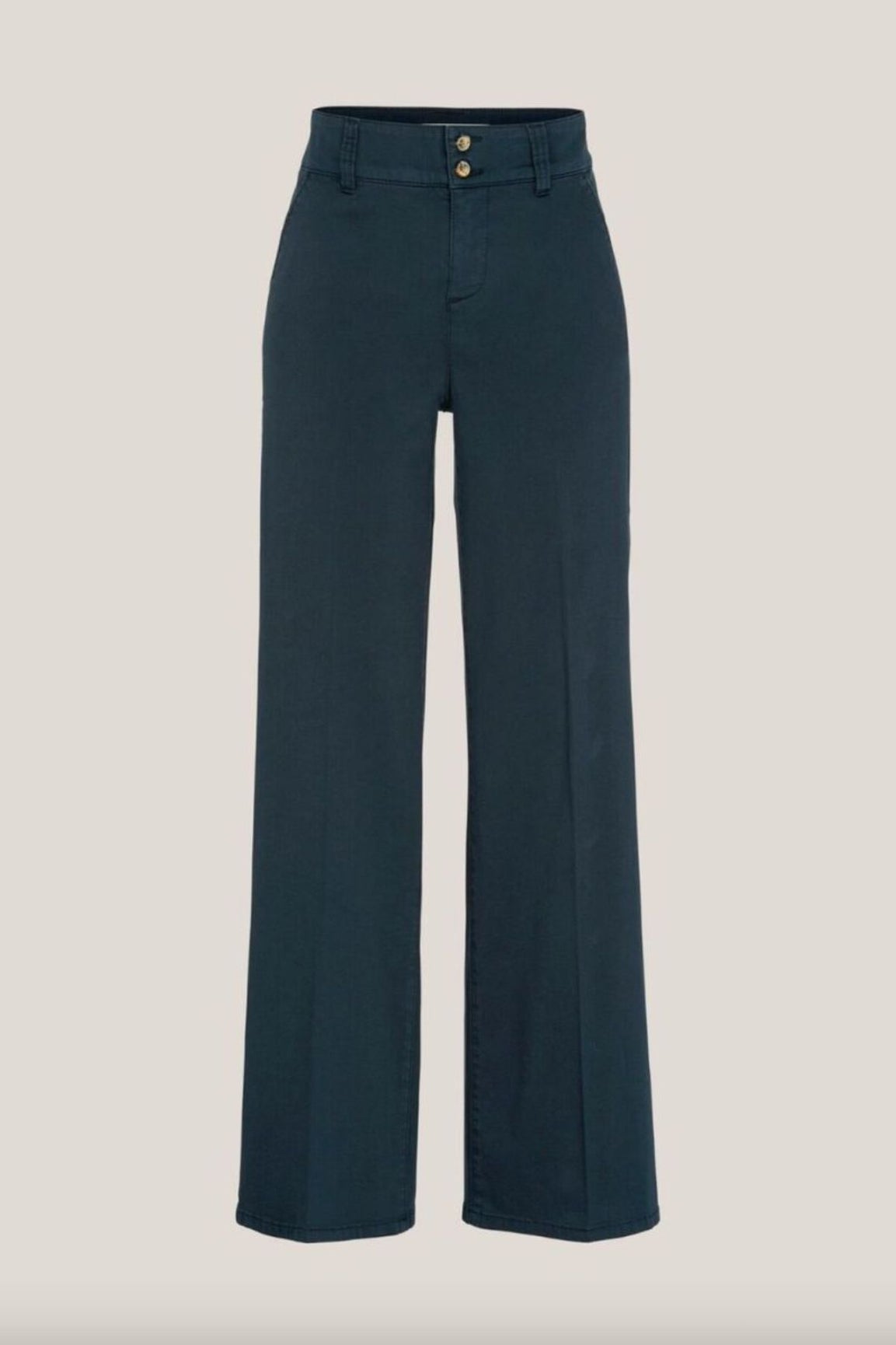 NEWHOUSE Hedda Satin Trousers navy