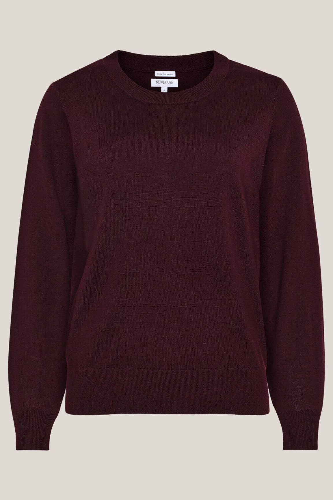 Newhouse Ava Knitted Sweater dark burgundy