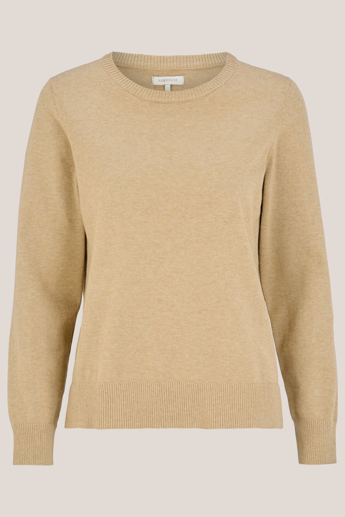 Newhouse Holly Cotton Sweater light camel