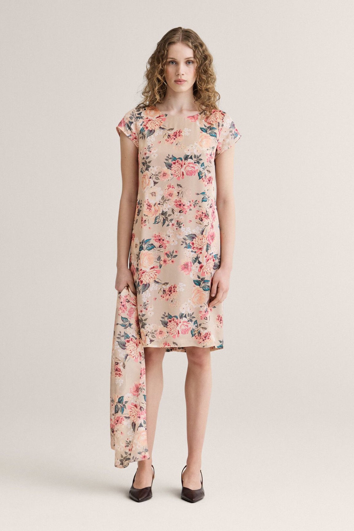 Newhouse Klara Rosegarden Dress american khaki