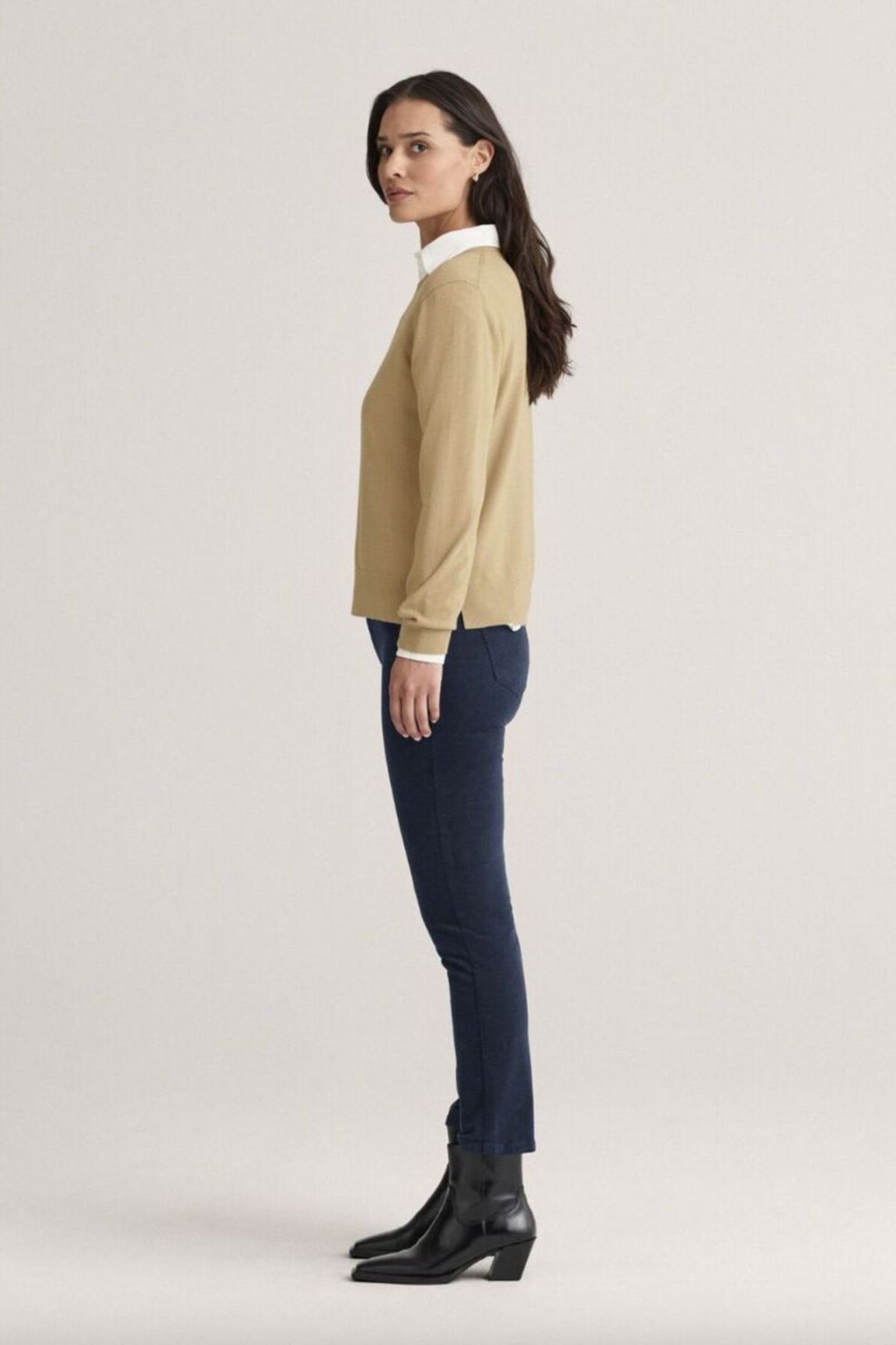 NEWHOUSE Nora Minicord samettihousut navy