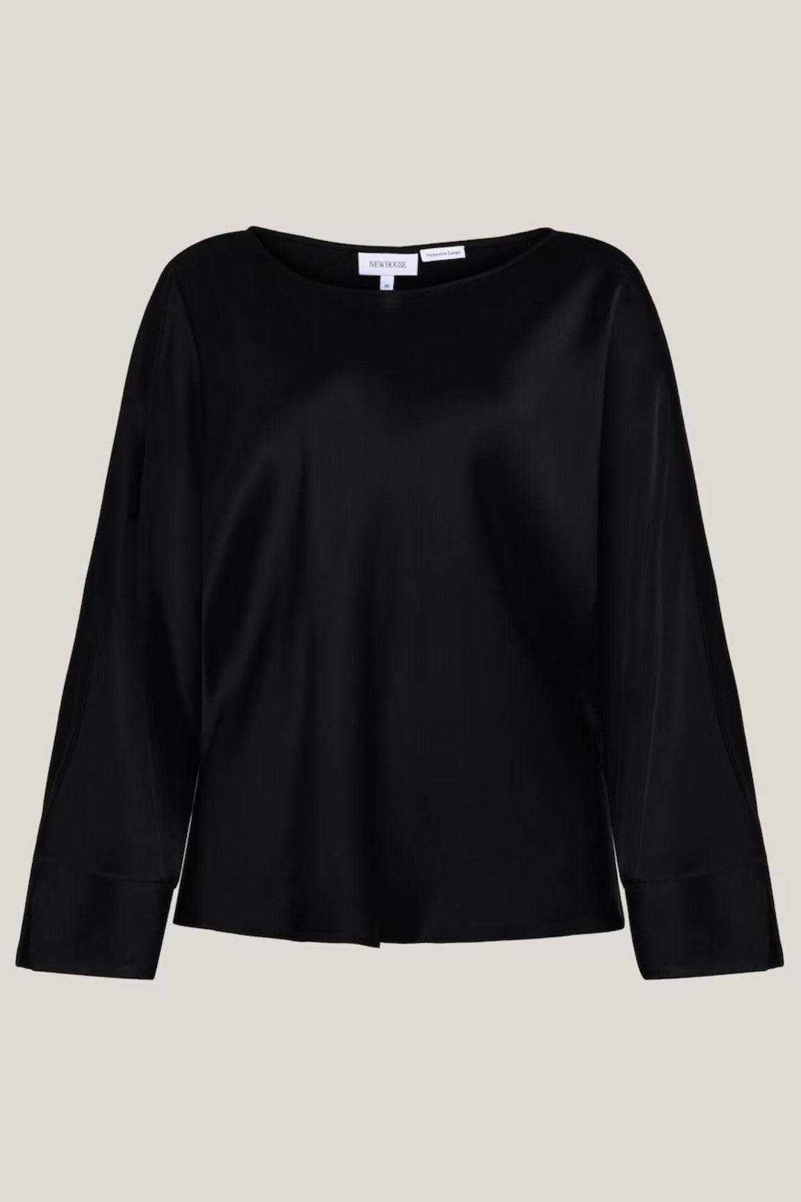 Newhouse Novalie Satin Top black