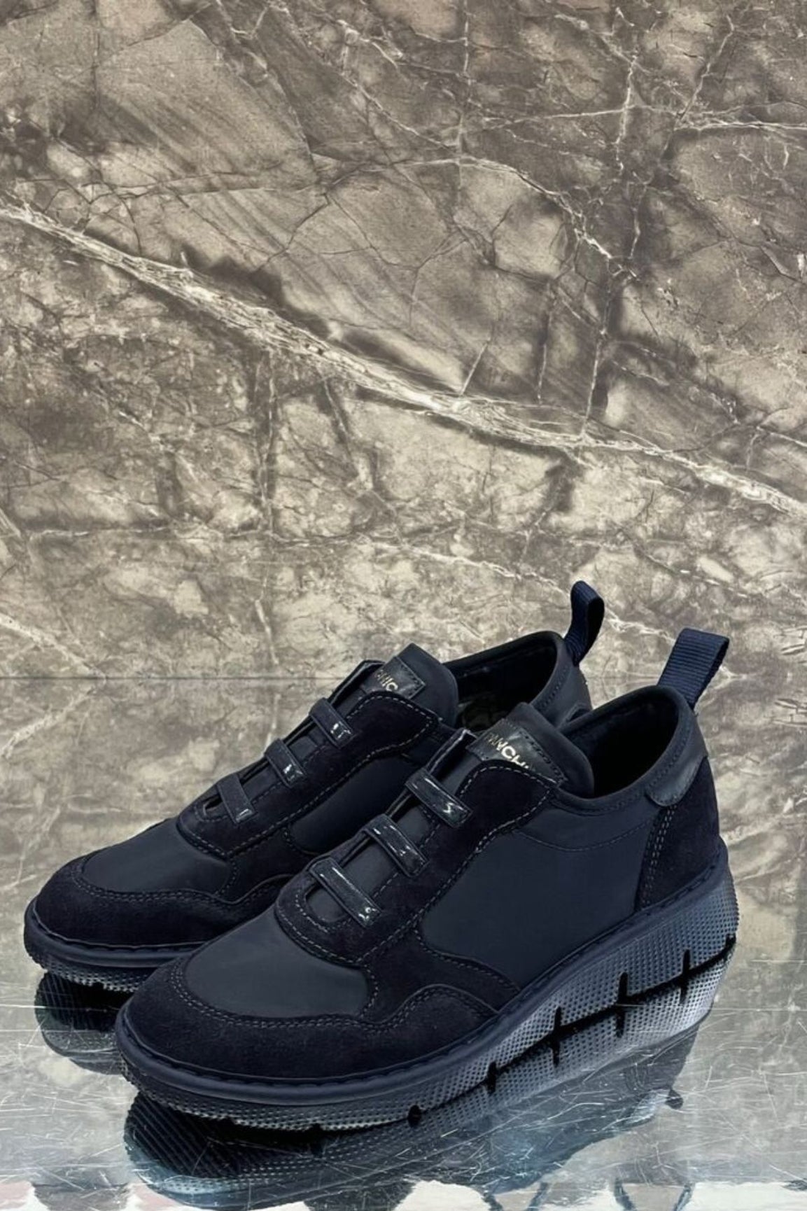 Panchic Slip-on Nylon Suede tennarit cobalt