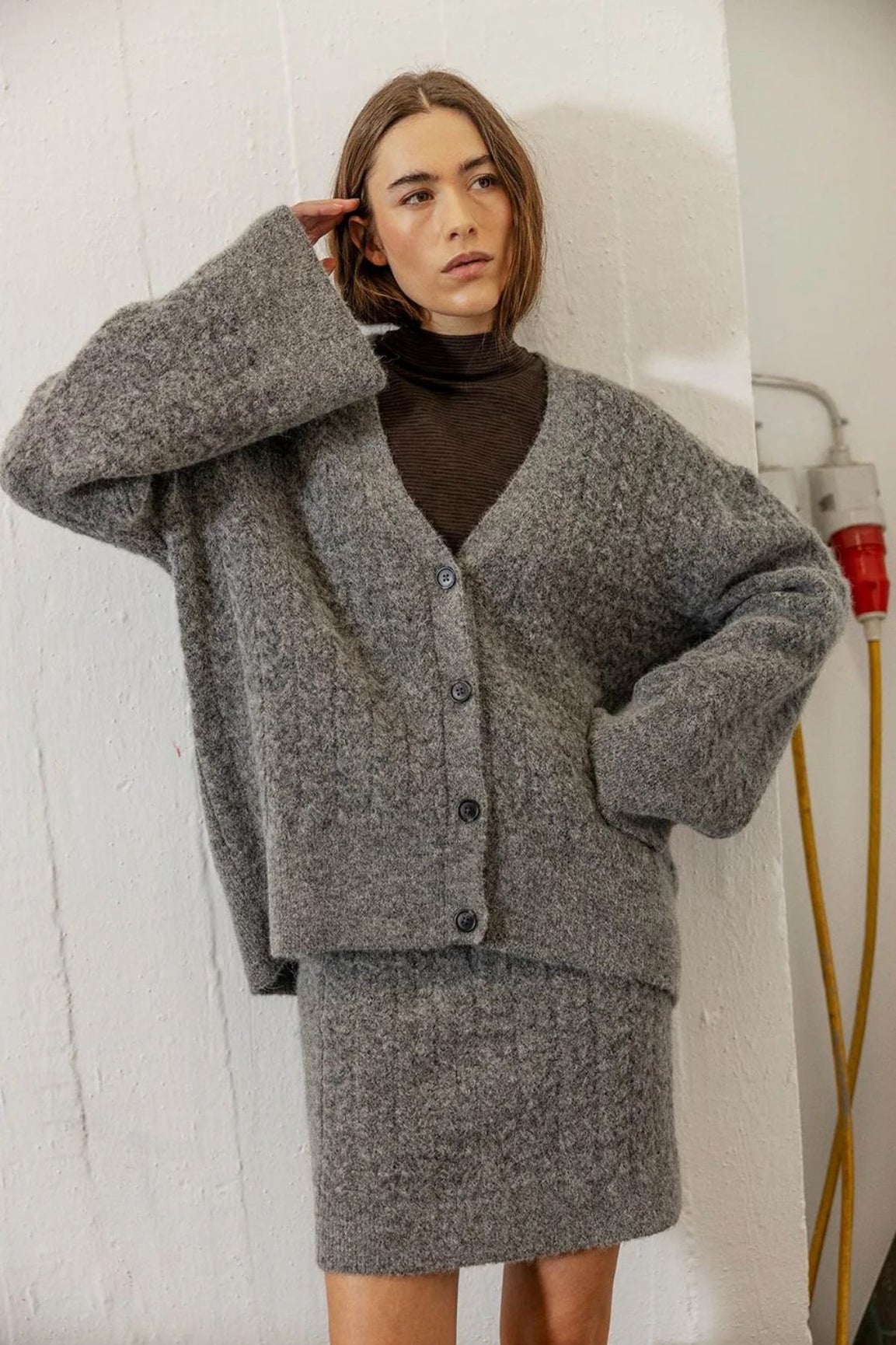 Project AJ117 Carola Mini Skirt grey