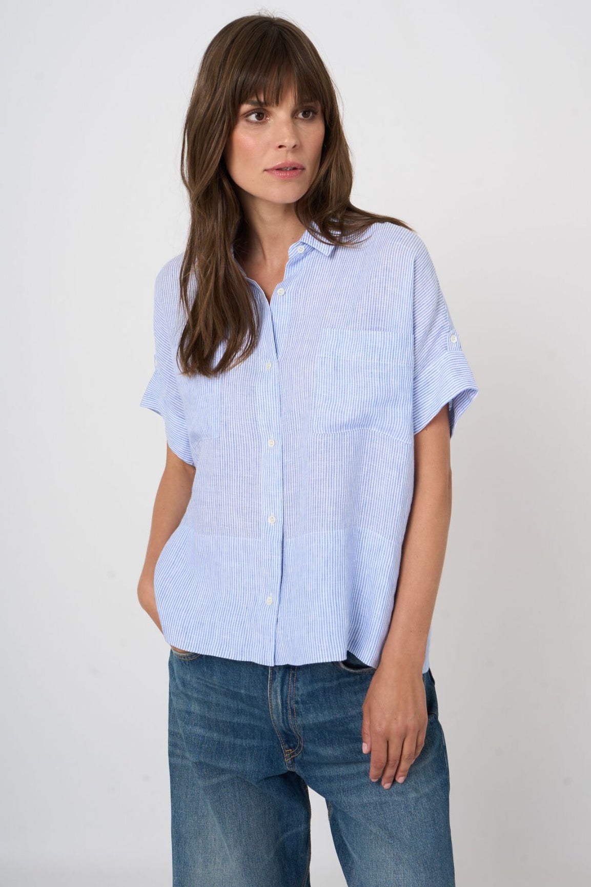 Repeat pellavapaita sininen