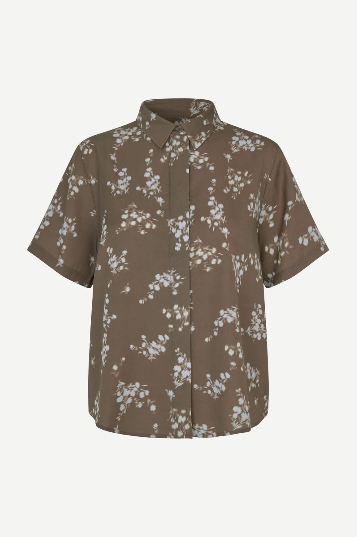 Samsoe Samsoe Mina SS Shirt blooming brown