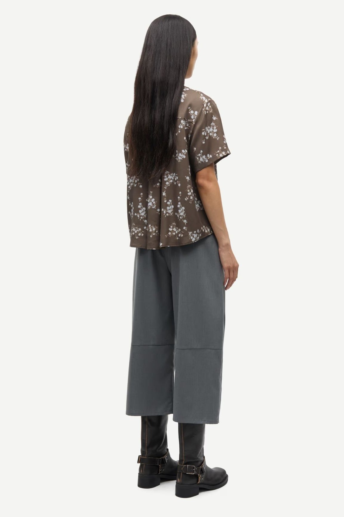 Samsoe Samsoe Mina SS Shirt blooming brown