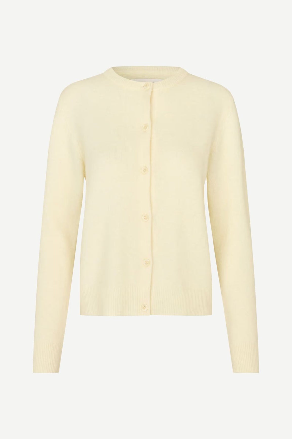 Samsoe Samsoe Nor Short Cardigan ethereal green