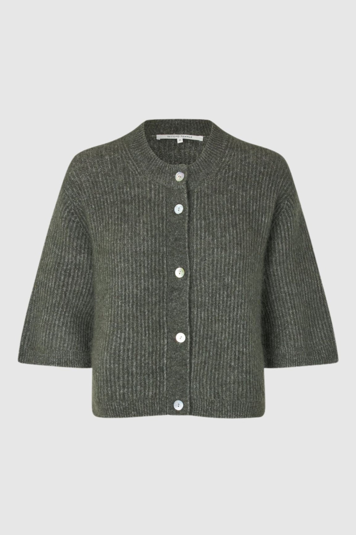 Second Female Andea Knit Rib Cardigan