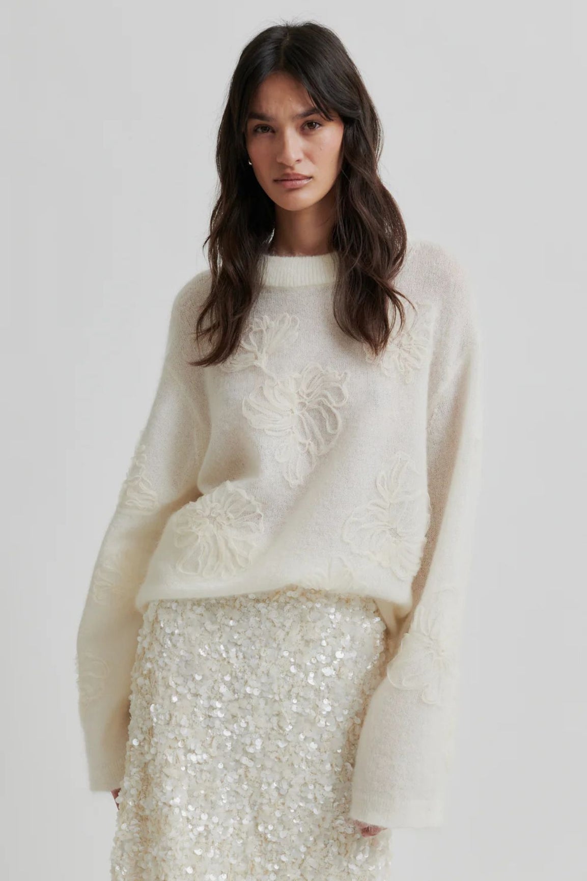 Second Female Bellarose Knit O-neck tofu