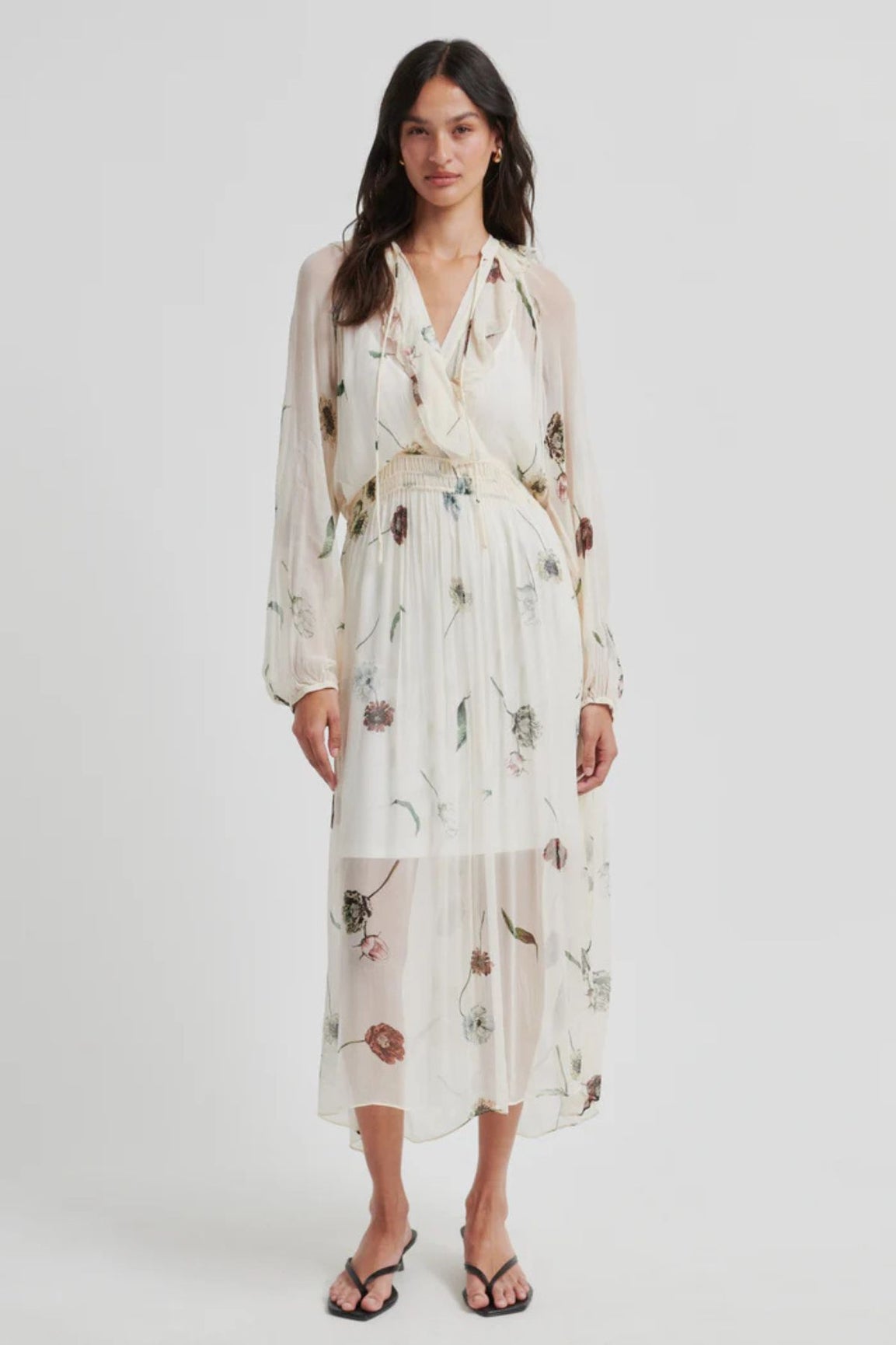 Second Female Florala Maxi Dress summer sand