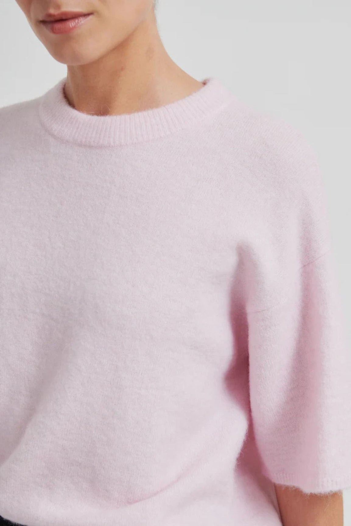 Second Female Gabby Knit O-neck pale lilac