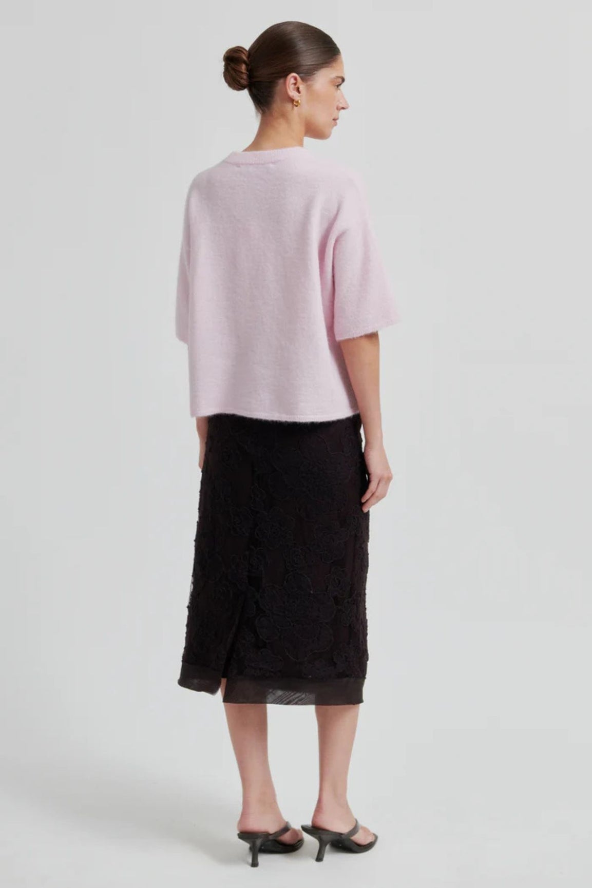 Second Female Gabby Knit O-neck pale lilac