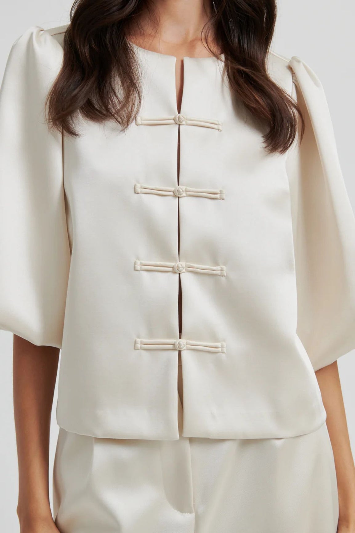 Second Female Perlla New Blouse soft beige