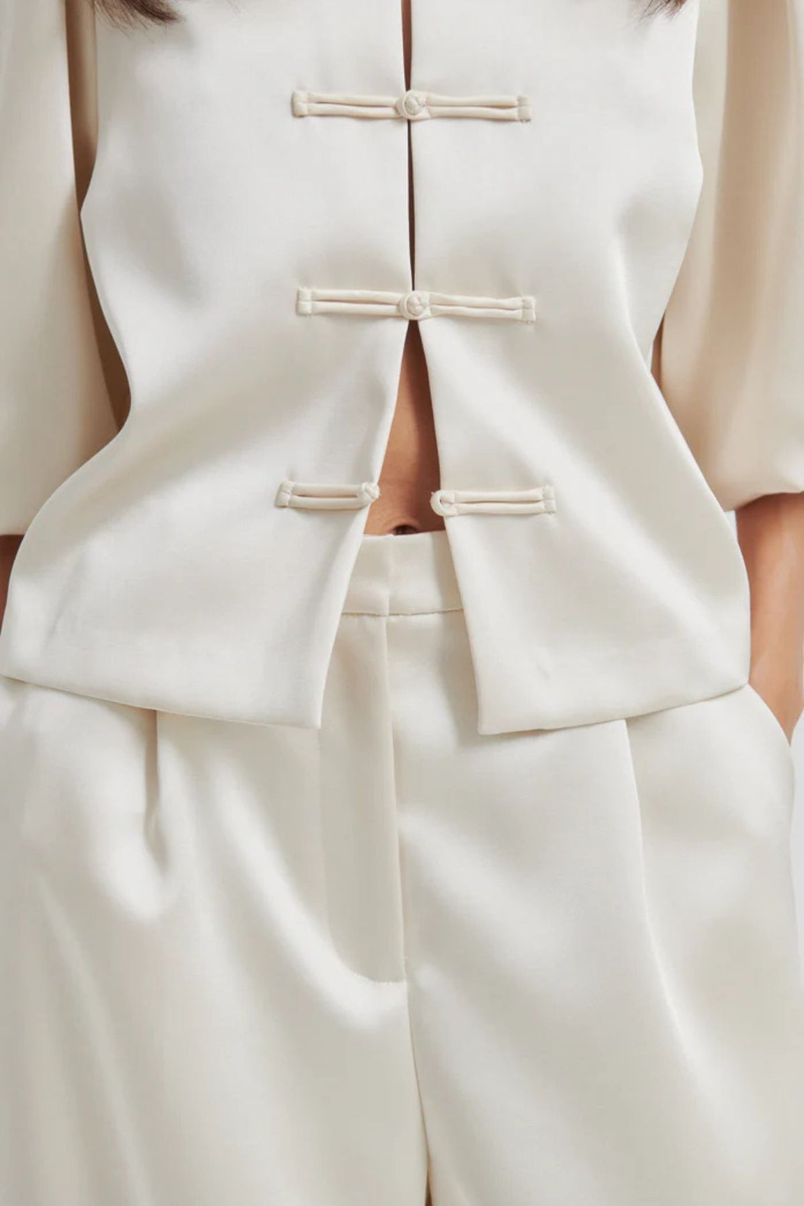 Second Female Perilla Trousers soft beige