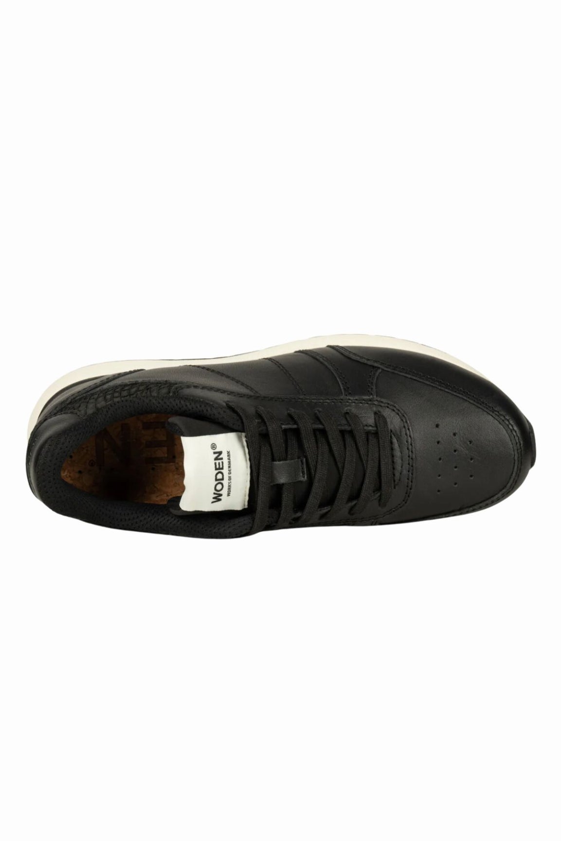 Woden Ronja Leather Sneakers musta