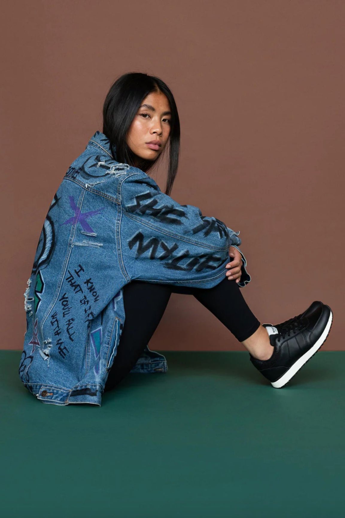 Woden Ronja Leather Sneakers black