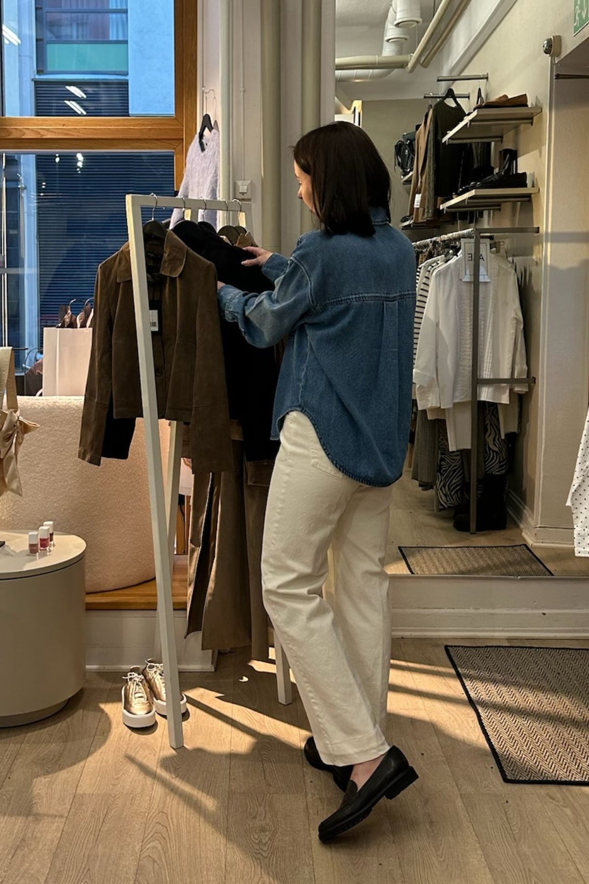 Second Female Irvina Denim Shirt blue denim