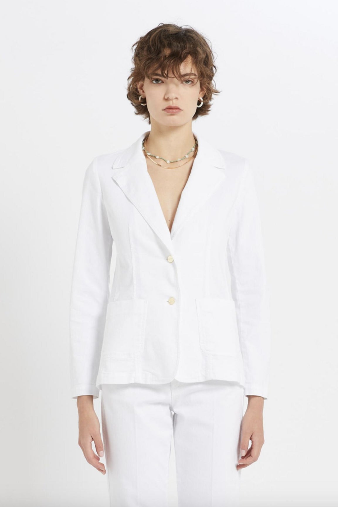 iBlues Legna farkkujakku valkoinen