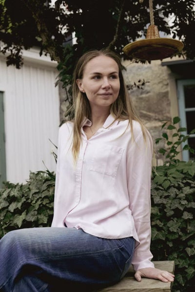 Boomerang Fot&ouml; Indigo Tencel Shirt ballerina pink