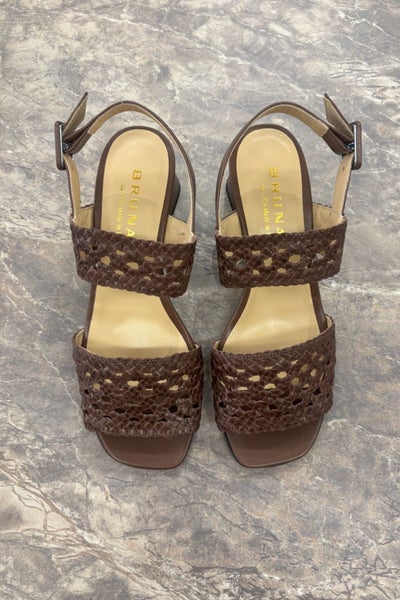 Brunate punossandaletit ruskea