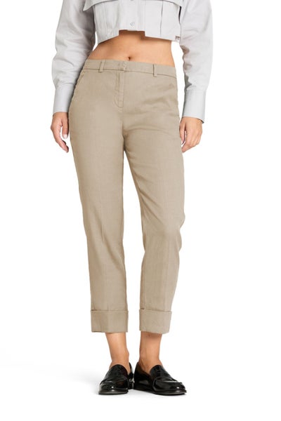 Cambio Krystal pellavahousut beige