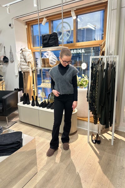 Cambio Paris Flared farkut musta