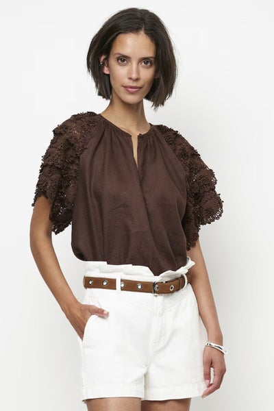 Dante6 Jonille Lace Detail Top