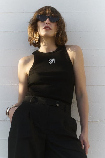 Dante6 Monogram Tank Top musta