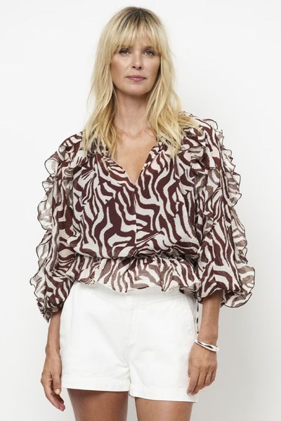 Dante6 Zaliyah Boho Chiffon Top