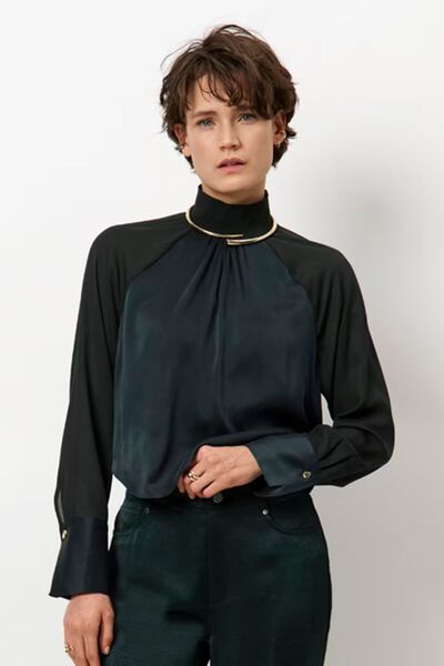 Dante6 Estela Silk Mixed Top