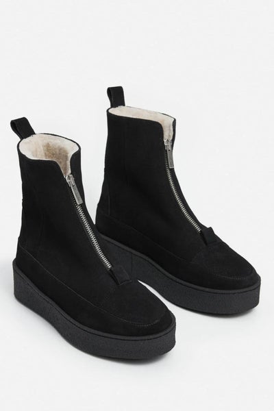 Flattered Amelia Suede Black